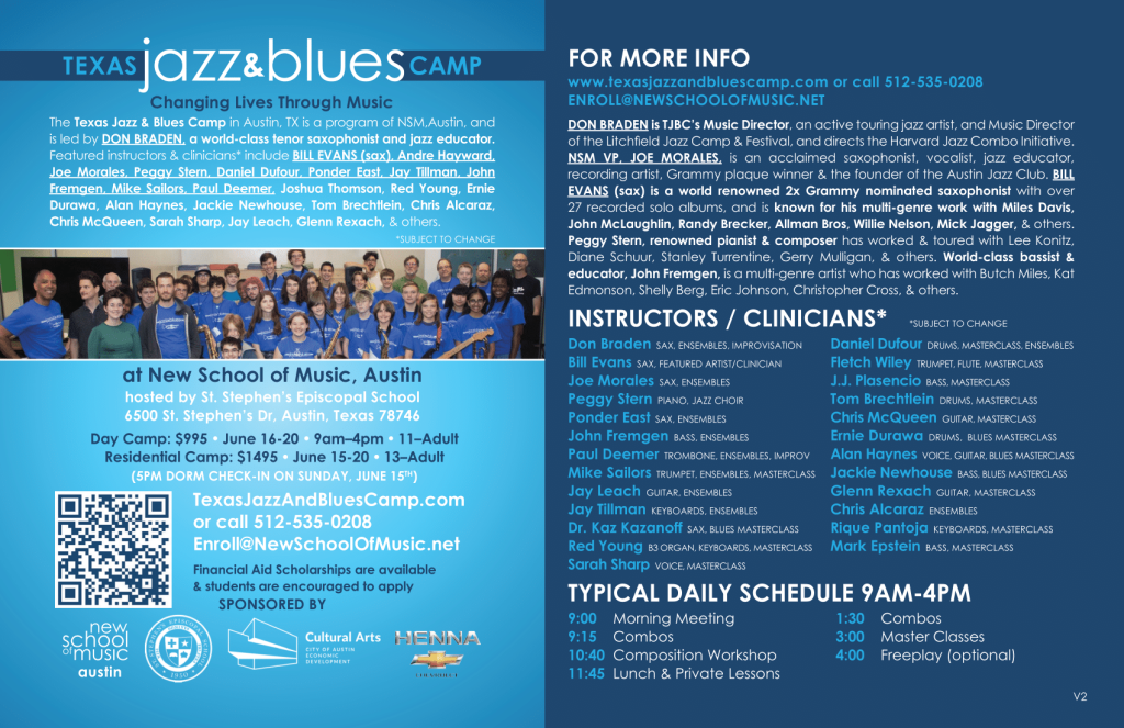 Texas Jazz & Blues Camp 2025 4