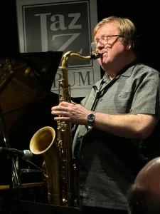 Jazz saxophonist Joel Frahm performing live